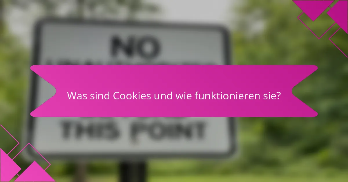 Was sind Cookies und wie funktionieren sie?
